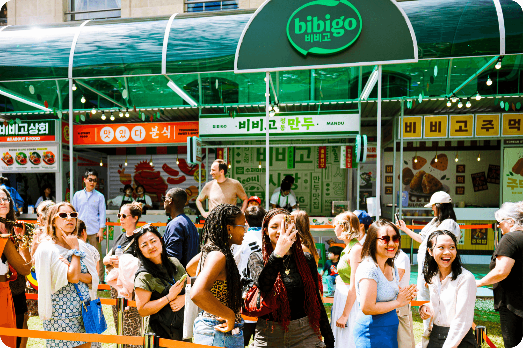Paris 2024 Korea House bibigo 부스
